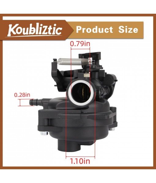 Carburetor Kit for Craftsman M210 Lawn Mower Compatible with 140cc Engine & Model CMXGMAM1125501 Replacement Parts with Air Filter & Cover
