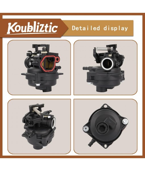 Carburetor Kit for Craftsman M210 Lawn Mower Compatible with 140cc Engine & Model CMXGMAM1125501 Replacement Parts with Air Filter & Cover