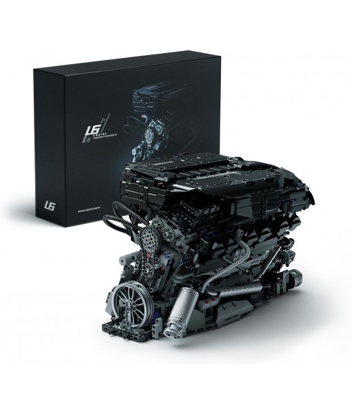 Nifeliz L6 Engine Building Set, Advanced Collector’s Engine Model Toy, Physical Science Educational Toy for Adults, Home or Office Display (2,820PCS, NF10316)