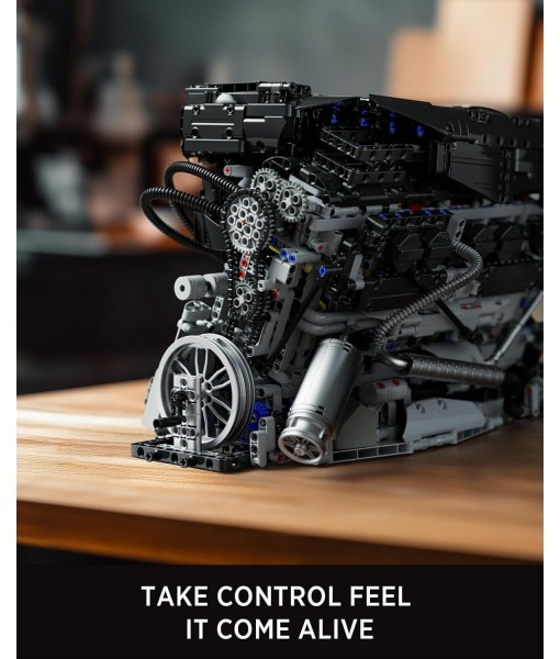 Nifeliz L6 Engine Building Set, Advanced Collector’s Engine Model Toy, Physical Science Educational Toy for Adults, Home or Office Display (2,820PCS, NF10316)