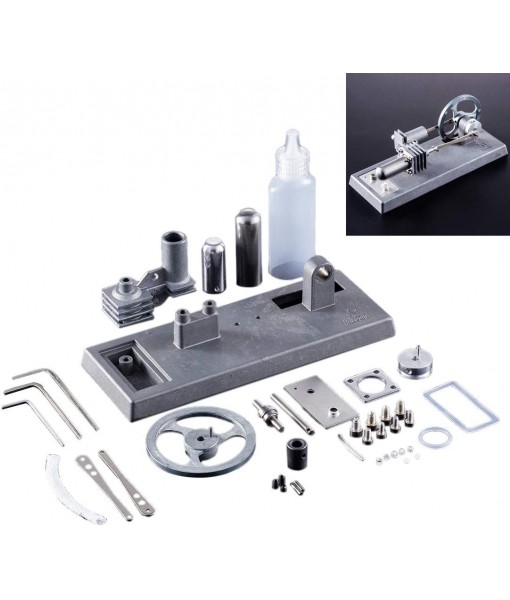 Stirling Engine Model Kits DIY Completely All-Metal Stirling Engine Model Set Metal Engine Model Kits for Adults to Build
