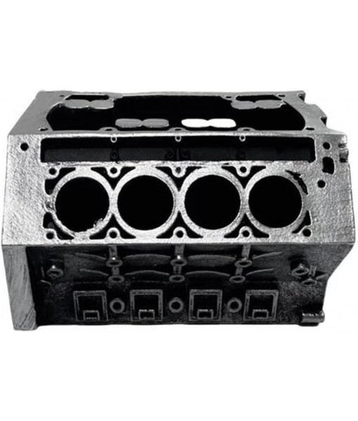 Engine Block Business Card & Pencil Holder DIY Business Card Holder Organizer Display Desk Engine Model Silver