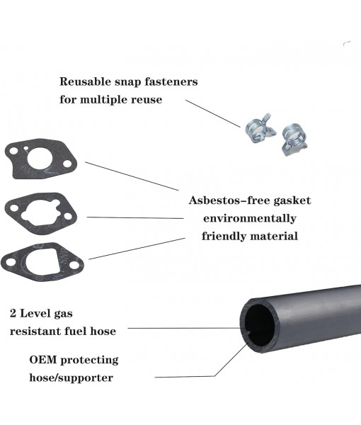 Huayi 951-12705 Carburetor 170SA for Troy-Bilt Storm 2410 2620 179cc, Squall 2100 Snowthrower; For MTD Cub Cadet Yard Machines Lawn Mowers 165-SU 165-SUA 165-SUB 265-SU 365-SUA 365-SUB Engine Model