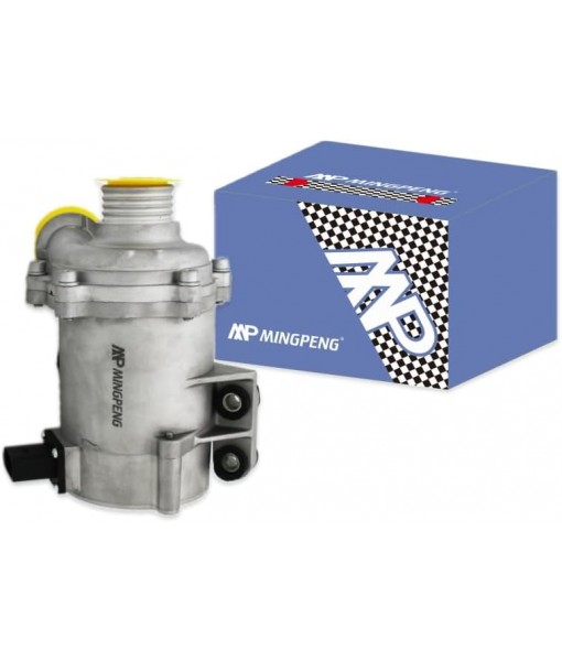 Compatible with Car Electric Engine Water Pump for BMW N20 B16/20B Engine Model 2012-2018 2.0L L4, Replace 11515A81BE9;11517597715（4 pin on one row plug) Rectangular plug