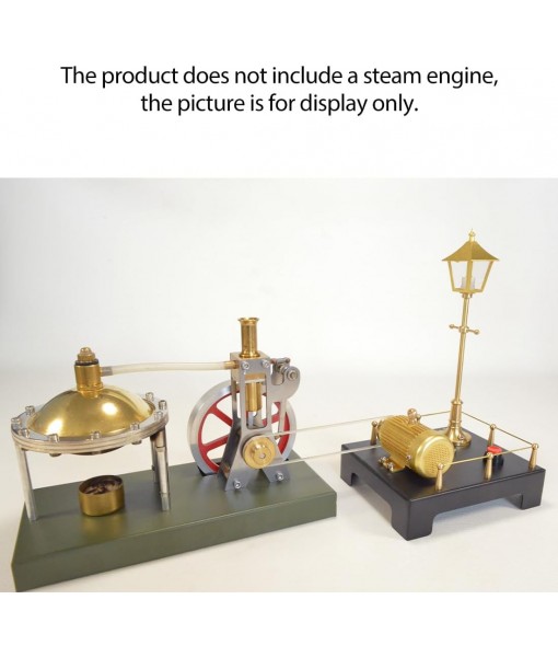 Mini Steam Generator and Lamp Scene Model, DIY Steam Beam Engine Model Accessories for Steam Engine Model, Build Your Own Engine Kit for Adults