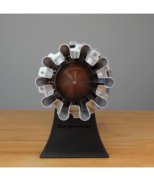 1/20 Mechanical Aircraft Turbofan Engine Model, SKYMECHMAN Aeroengine DIY Assembly Model, Turbofan Engine Model for TR900 Airplane, Mechanical Science Toys Desktop Decoration, 150+PCS