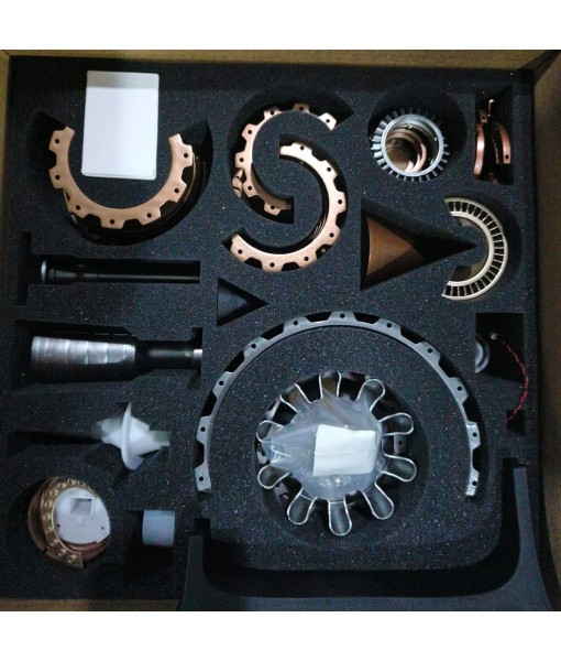 1/20 Mechanical Aircraft Turbofan Engine Model, SKYMECHMAN Aeroengine DIY Assembly Model, Turbofan Engine Model for TR900 Airplane, Mechanical Science Toys Desktop Decoration, 150+PCS