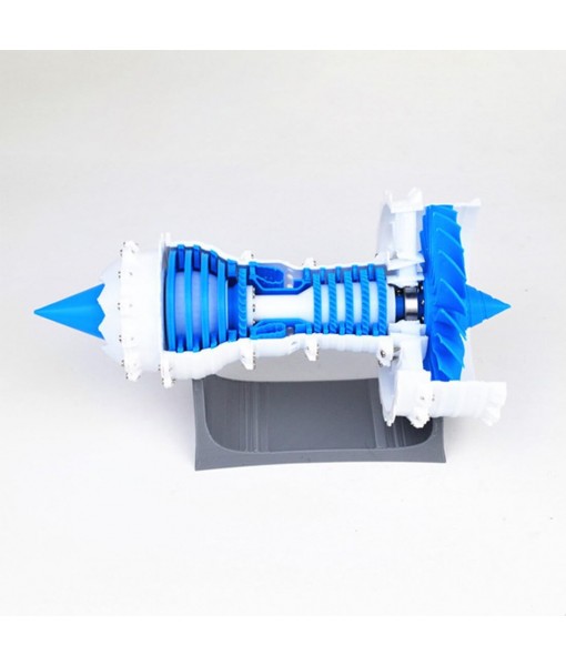 3D Printed Aero Turbofan Engine Model, Realistic Jet Engine Science Physical Experiment Toy for Teens and Adults