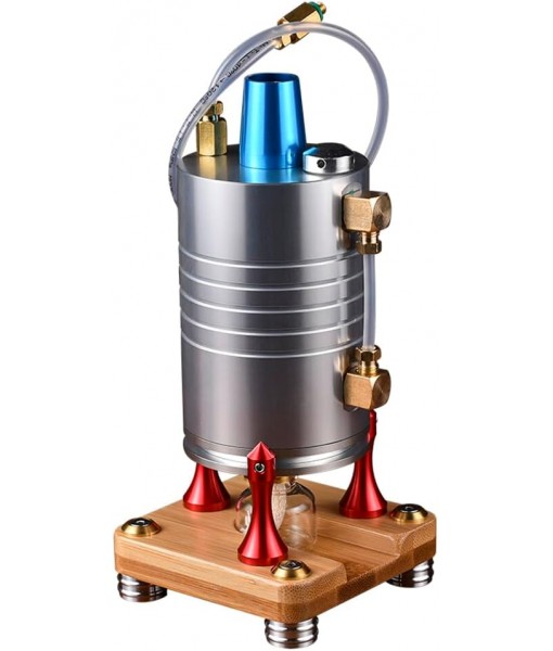 210ml Vertical Steam Boiler Model for Steam Engine and RC Cars Ships, Engine Model Kits That Works, Physical Experiments Gift for Mechanical Model Lovers