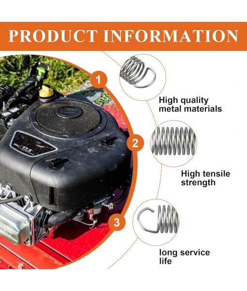 796260 Governor Spring for Your Engine Model Governor Spring，Compatible with Most 135000, 215000, 217000, 219000, 21B000 Model Briggs & Stratton Engines, Replaces 692208, 260695, 3-Pack