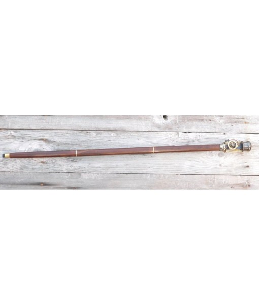 Nautical Walking Cane Stick with Working Steam Engine Model Top. A Classical Gift Item Rustic Vintage Home Decor Gifts