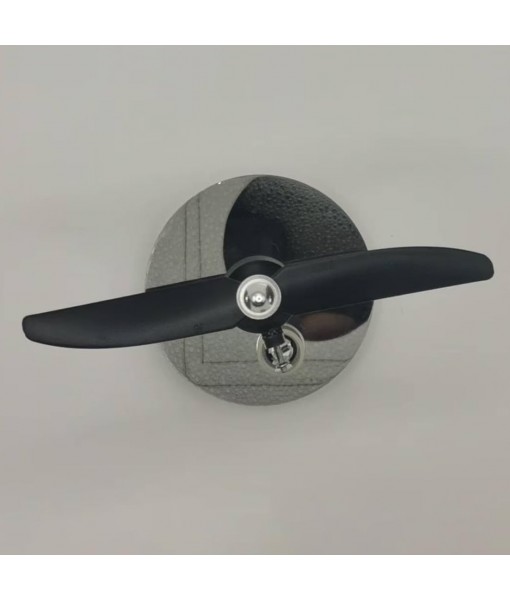 Two-Blade Propeller Stirling Engine Model Swashplate Low-Temperature Generator Mini Handcrafted Cup Heat Engine