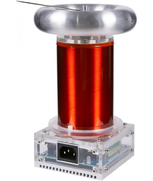 SSTC Music Tesla Coil, High Frequency Integrated Arc Extinguishine, 7.87-in Arc Tesla Coil Generator Model, Physics Science Education Experiment Model, Collectable Engine Model, Ignition Brighten
