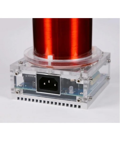 SSTC Music Tesla Coil, High Frequency Integrated Arc Extinguishine, 7.87-in Arc Tesla Coil Generator Model, Physics Science Education Experiment Model, Collectable Engine Model, Ignition Brighten