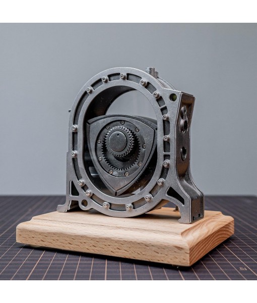 Metal 4-Stroke Wankel Rotary Engine Model - an Educational and Fascinating Simulation (Not All-Metal)