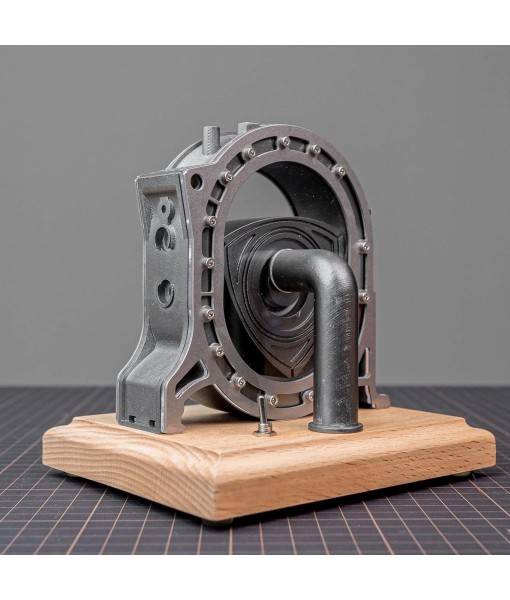 Metal 4-Stroke Wankel Rotary Engine Model - an Educational and Fascinating Simulation (Not All-Metal)