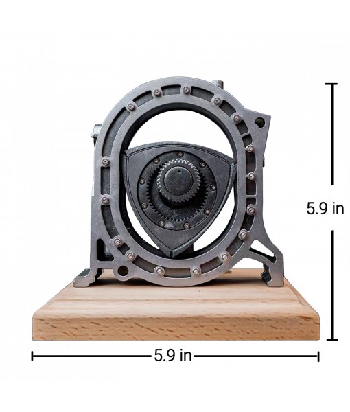 Metal 4-Stroke Wankel Rotary Engine Model - an Educational and Fascinating Simulation (Not All-Metal)