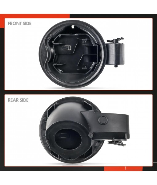 Upgrade Fuel Tank Filler Pipe Housing Fit for Ford F150 2015-2020 GAS Engine Model, Gas Cap Fuel Door Pocket Assembly w/Fuel Door Spring Hinge Replace# FL3Z-9927936-A, FL3Z9927936A