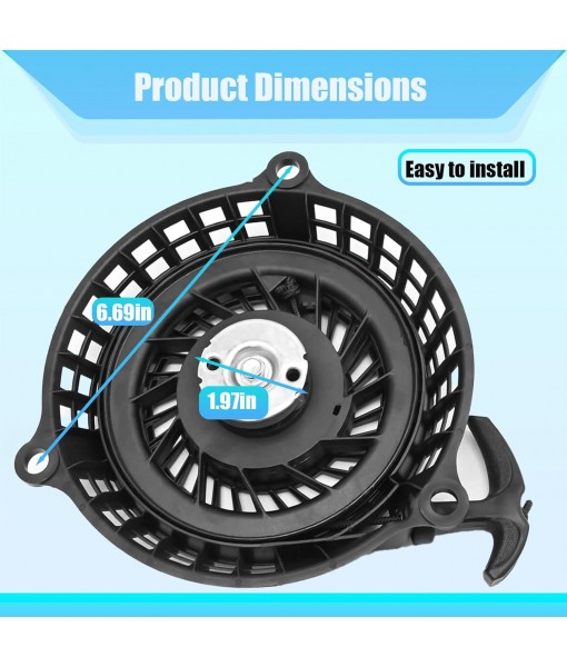 751-14396 951-14396 Pull Start Recoil Starter Assembly for MTD Cub Cadet Troy Bilt TB105 TB120 TB220 TB270ES Lawn Mower self propelled Mower Engine Model 1X65LU 1X65RU 1X65CU