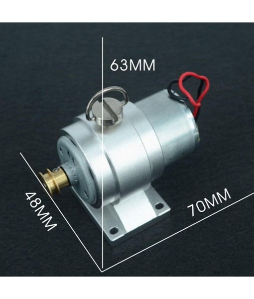 HERR 12V Mini Dynamo Model Generator Motor DIY Accessory for Steam Engine Model