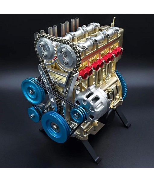 8-Cylinder Full Metal Car Engine Model, V8 Engine Model Kit, Model Engine Kit for Adults, Metal Engine Model Kit, Car Engine Model Kit for Adults, Home Engine Ornaments (V8)