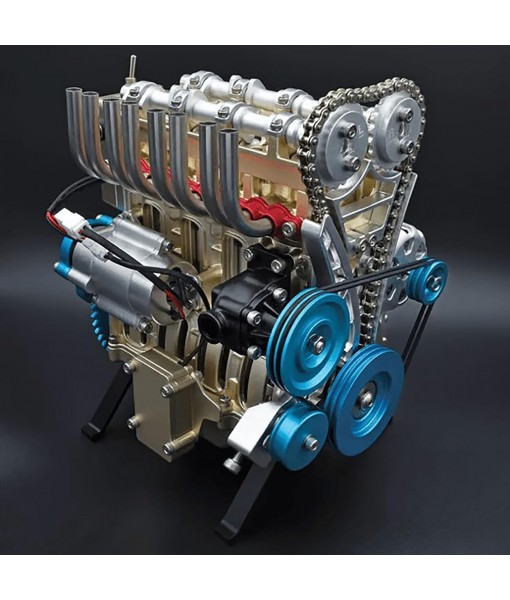 8-Cylinder Full Metal Car Engine Model, V8 Engine Model Kit, Model Engine Kit for Adults, Metal Engine Model Kit, Car Engine Model Kit for Adults, Home Engine Ornaments (V8)