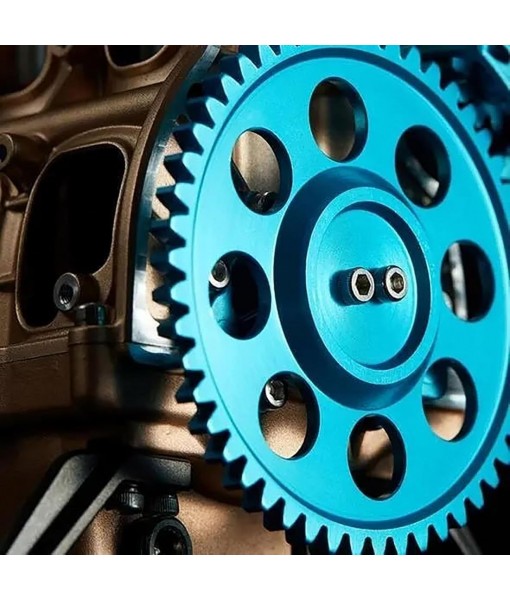 8-Cylinder Full Metal Car Engine Model, V8 Engine Model Kit, Model Engine Kit for Adults, Metal Engine Model Kit, Car Engine Model Kit for Adults, Home Engine Ornaments (V8)