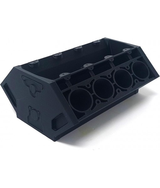 V8 Engine Model Business Card Holder for Desk – Unique Desk Decor, Business Card Display