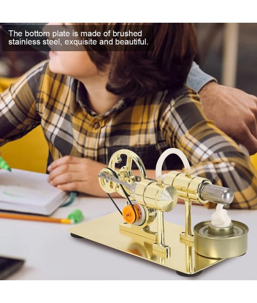 Stirling Engine Kit, Hot Air Stirling Engine, Model Engine kit, Physics Experiment Popular Science Invention Toy, Model Motor Model Educational Toy,Suitable for Teenagers