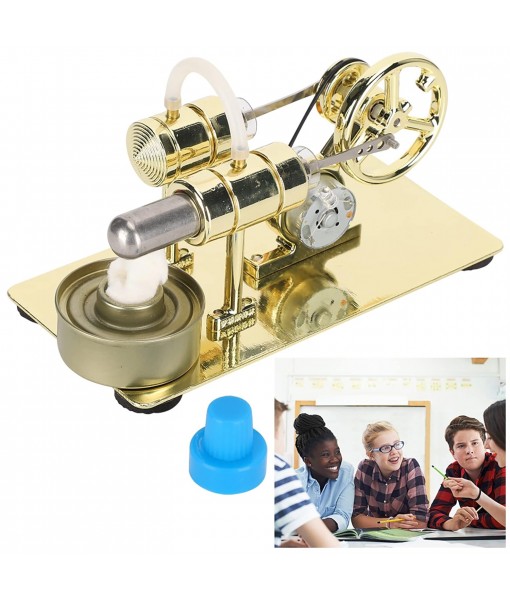 Stirling Engine Kit, Hot Air Stirling Engine, Model Engine kit, Physics Experiment Popular Science Invention Toy, Model Motor Model Educational Toy,Suitable for Teenagers