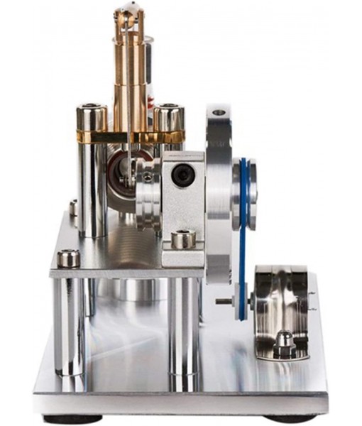 Hot Air Stirling Motor Power Generator Alpha Engine Model Educational Physics Experiment Kit(B)