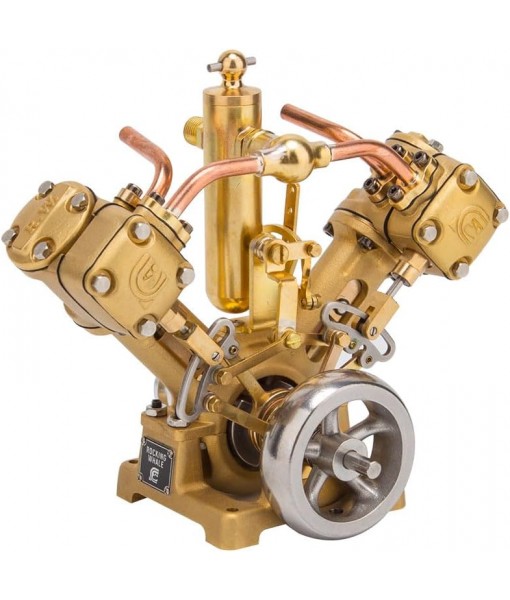 RW-V2 Engine Kit for Adults, Reciprocating Steam Engine Model Kit That Runs, Engine Motor Model Educational Physics Experiment STEM Model -RTR