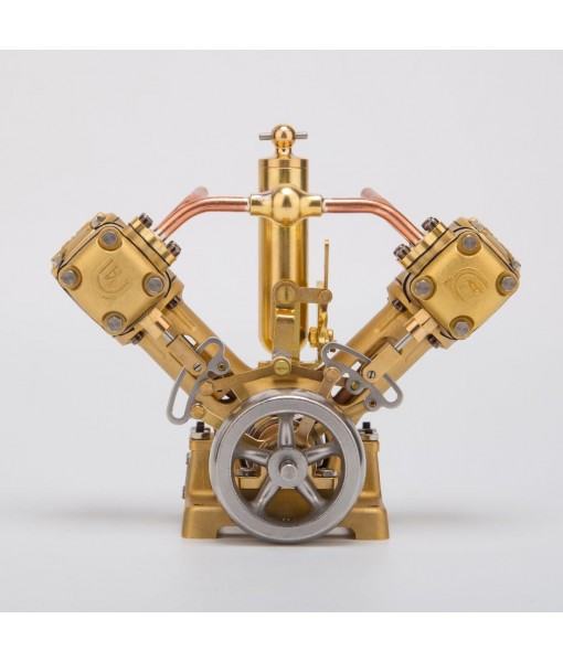 RW-V2 Engine Kit for Adults, Reciprocating Steam Engine Model Kit That Runs, Engine Motor Model Educational Physics Experiment STEM Model -RTR