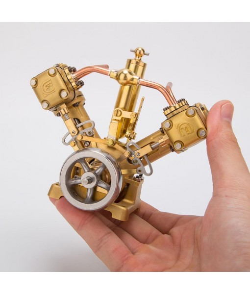 RW-V2 Engine Kit for Adults, Reciprocating Steam Engine Model Kit That Runs, Engine Motor Model Educational Physics Experiment STEM Model -RTR