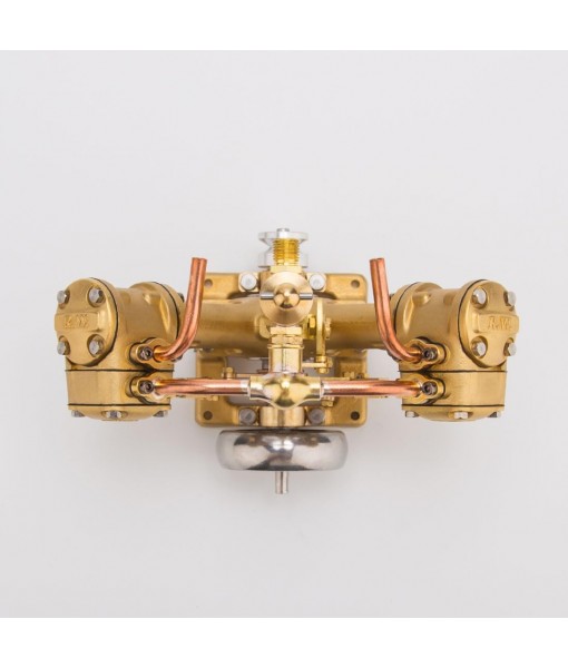 RW-V2 Engine Kit for Adults, Reciprocating Steam Engine Model Kit That Runs, Engine Motor Model Educational Physics Experiment STEM Model -RTR