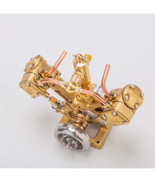 RW-V2 Engine Kit for Adults, Reciprocating Steam Engine Model Kit That Runs, Engine Motor Model Educational Physics Experiment STEM Model -RTR