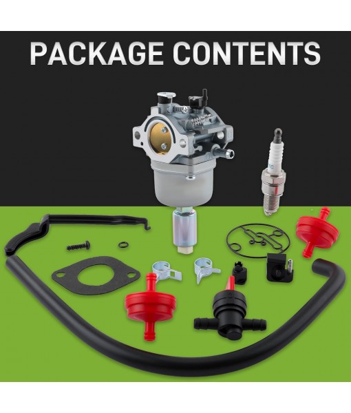 795366 Carburetor Fits for Engine Model 31P977 331877 33R877 280H06 280H07 for Craftsman LT2000 DLS3500 lT3000 DLS3500 YT3000 YTS3000 for MTD Bolens 13AM762F765 Mower 795366 799256 698945